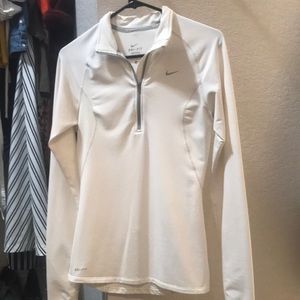 White Dri-Fit Nike Running